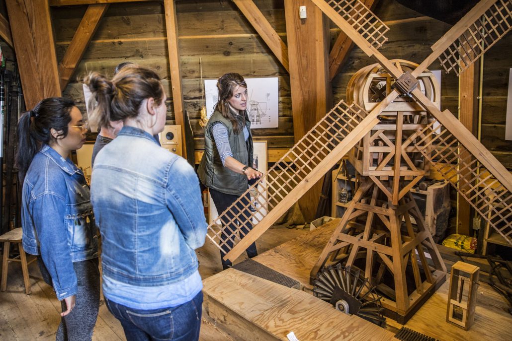 Rondleiding in de werkende molen